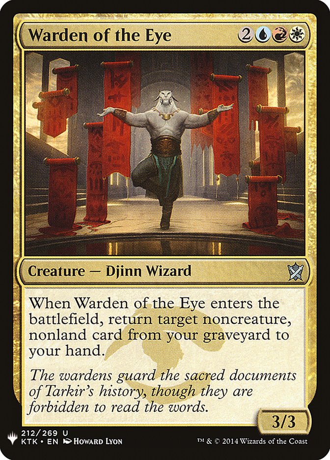 Warden of the Eye [Mystery Booster] | Dragon's Lair Comics and Fantasy Houston TX