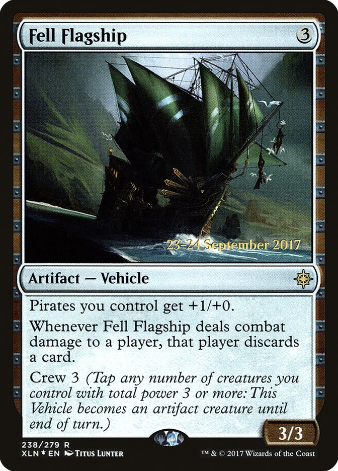Fell Flagship [Ixalan Prerelease Promos] | Dragon's Lair Comics and Fantasy Houston TX