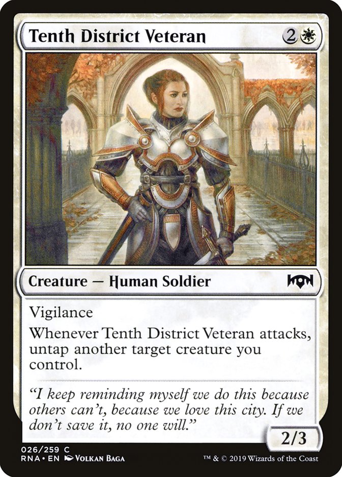 Tenth District Veteran [Ravnica Allegiance] | Dragon's Lair Comics and Fantasy Houston TX