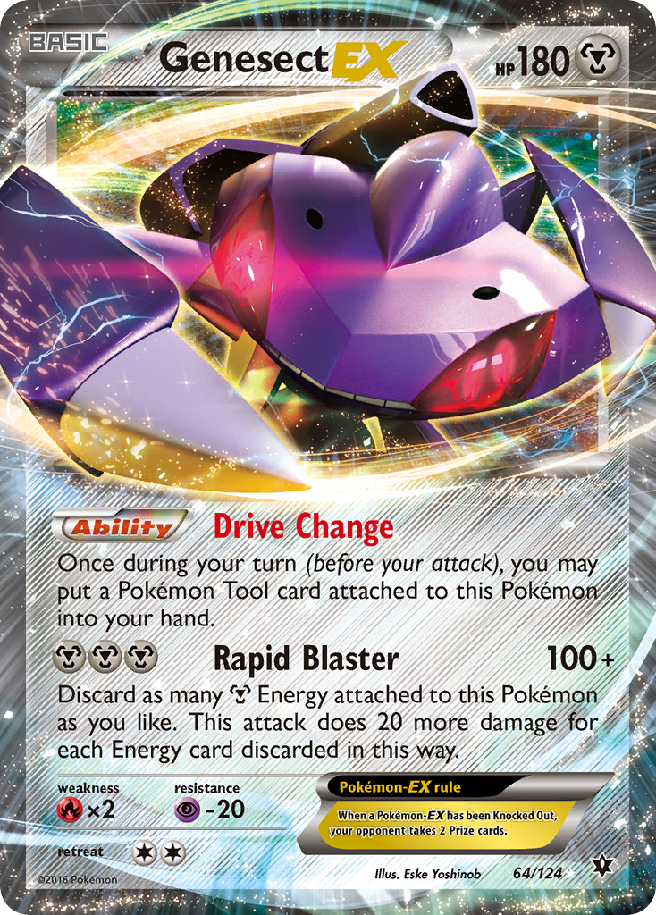 Genesect EX (64/124) [XY: Fates Collide] | Dragon's Lair Comics and Fantasy Houston TX