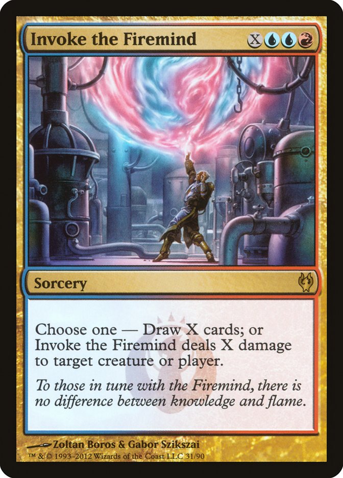 Invoke the Firemind [Duel Decks: Izzet vs. Golgari] | Dragon's Lair Comics and Fantasy Houston TX
