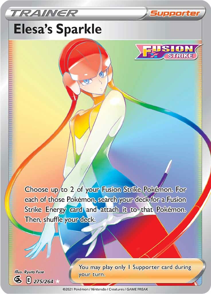 Elesa's Sparkle (275/264) [Sword & Shield: Fusion Strike] | Dragon's Lair Comics and Fantasy Houston TX