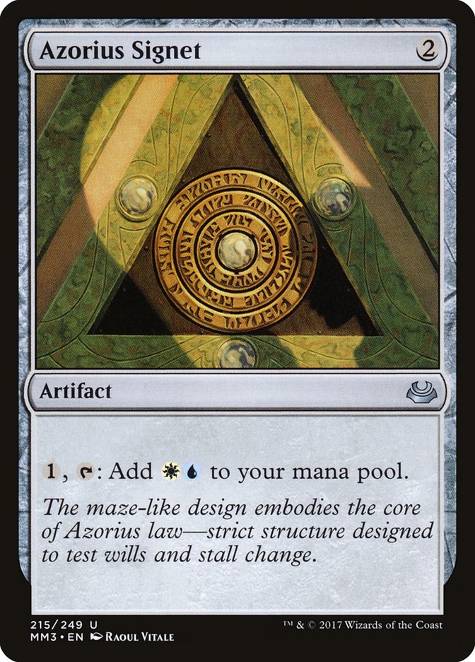 Azorius Signet [Modern Masters 2017] | Dragon's Lair Comics and Fantasy Houston TX