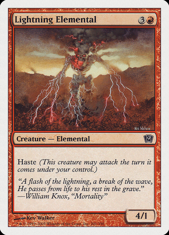 Lightning Elemental [Ninth Edition] | Dragon's Lair Comics and Fantasy Houston TX
