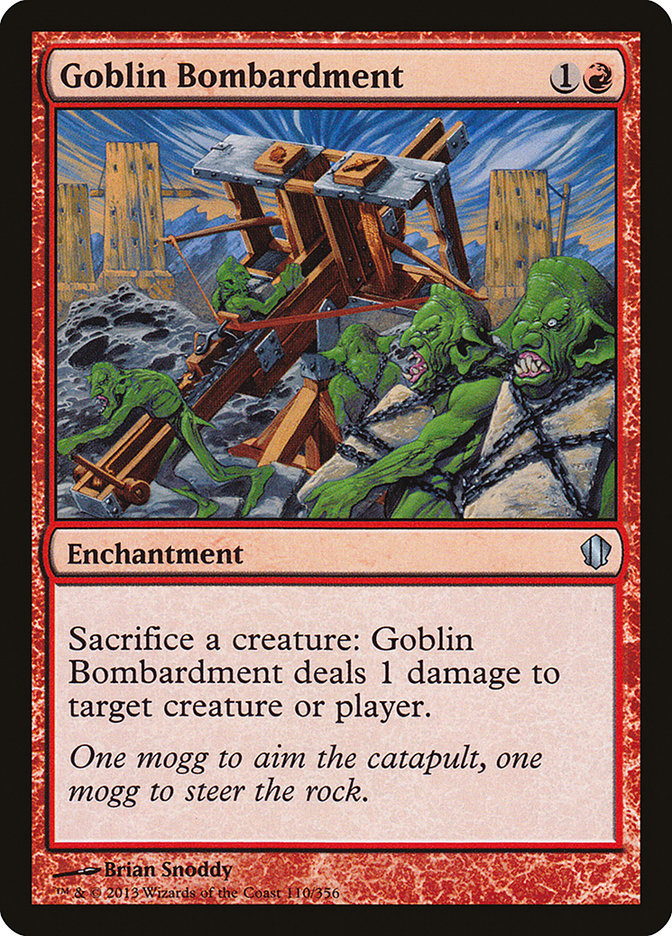 Goblin Bombardment [Commander 2013] | Dragon's Lair Comics and Fantasy Houston TX