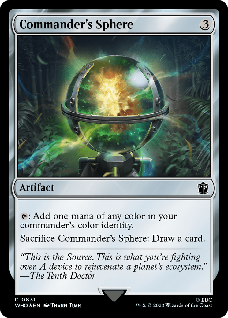 Commander's Sphere (Surge Foil) [Doctor Who] | Dragon's Lair Comics and Fantasy Houston TX