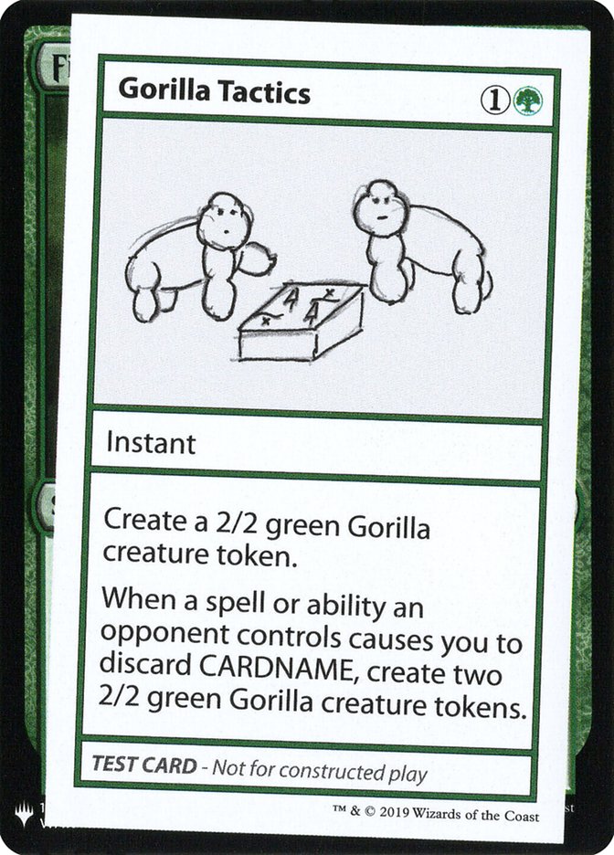 Gorilla Tactics [Mystery Booster Playtest Cards] | Dragon's Lair Comics and Fantasy Houston TX