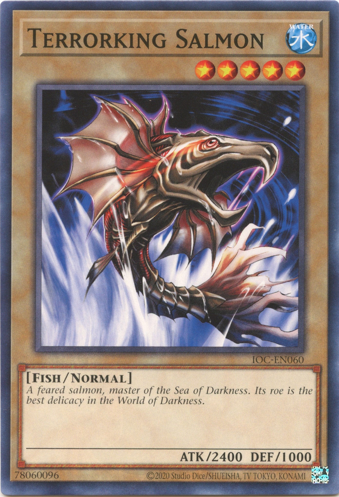 Terrorking Salmon (25th Anniversary) [IOC-EN060] Common | Dragon's Lair Comics and Fantasy Houston TX