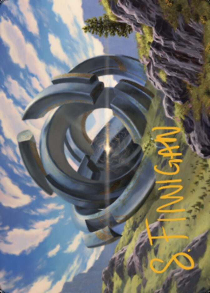 Thran Portal Art Card (Gold-Stamped Signature) [Dominaria United Art Series] | Dragon's Lair Comics and Fantasy Houston TX
