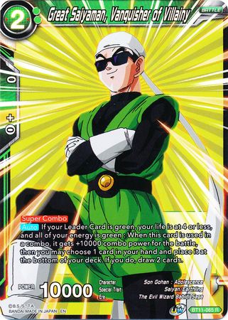 Great Saiyaman, Vanquisher of Villainy (BT11-065) [Vermilion Bloodline] | Dragon's Lair Comics and Fantasy Houston TX