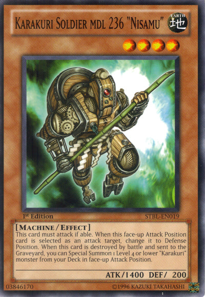 Karakuri Soldier mdl 236 Nisamu [STBL-EN019] Common | Dragon's Lair Comics and Fantasy Houston TX