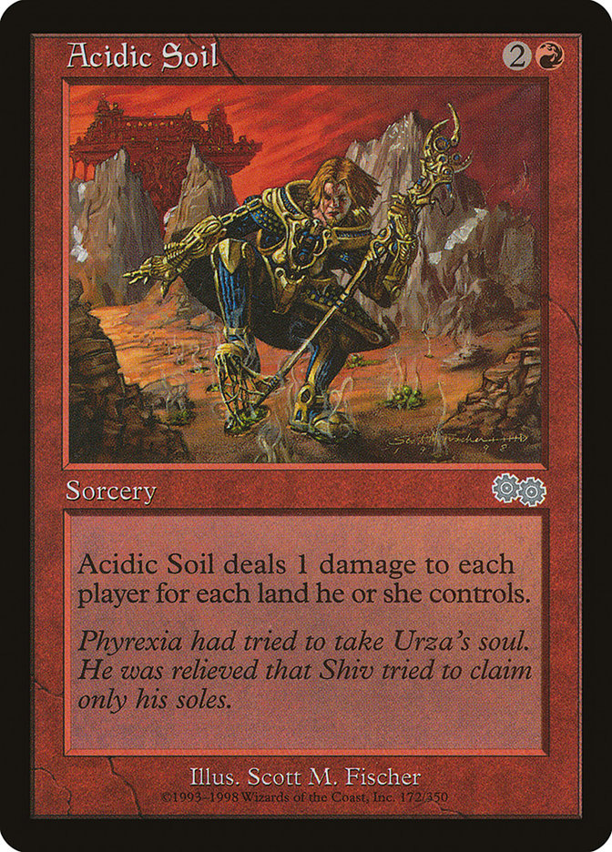 Acidic Soil [Urza's Saga] | Dragon's Lair Comics and Fantasy Houston TX