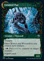 Hound Tamer // Untamed Pup (Showcase Equinox) [Innistrad: Midnight Hunt] | Dragon's Lair Comics and Fantasy Houston TX