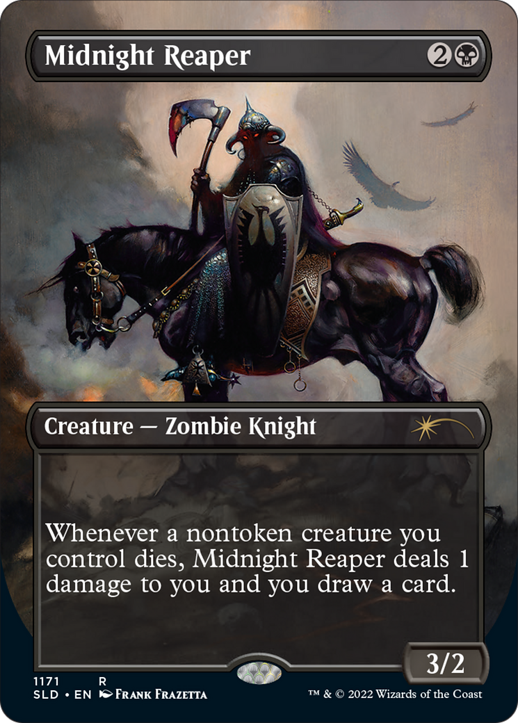 Midnight Reaper (Borderless) [Secret Lair Drop Series] | Dragon's Lair Comics and Fantasy Houston TX