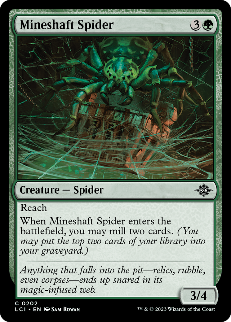 Mineshaft Spider [The Lost Caverns of Ixalan] | Dragon's Lair Comics and Fantasy Houston TX