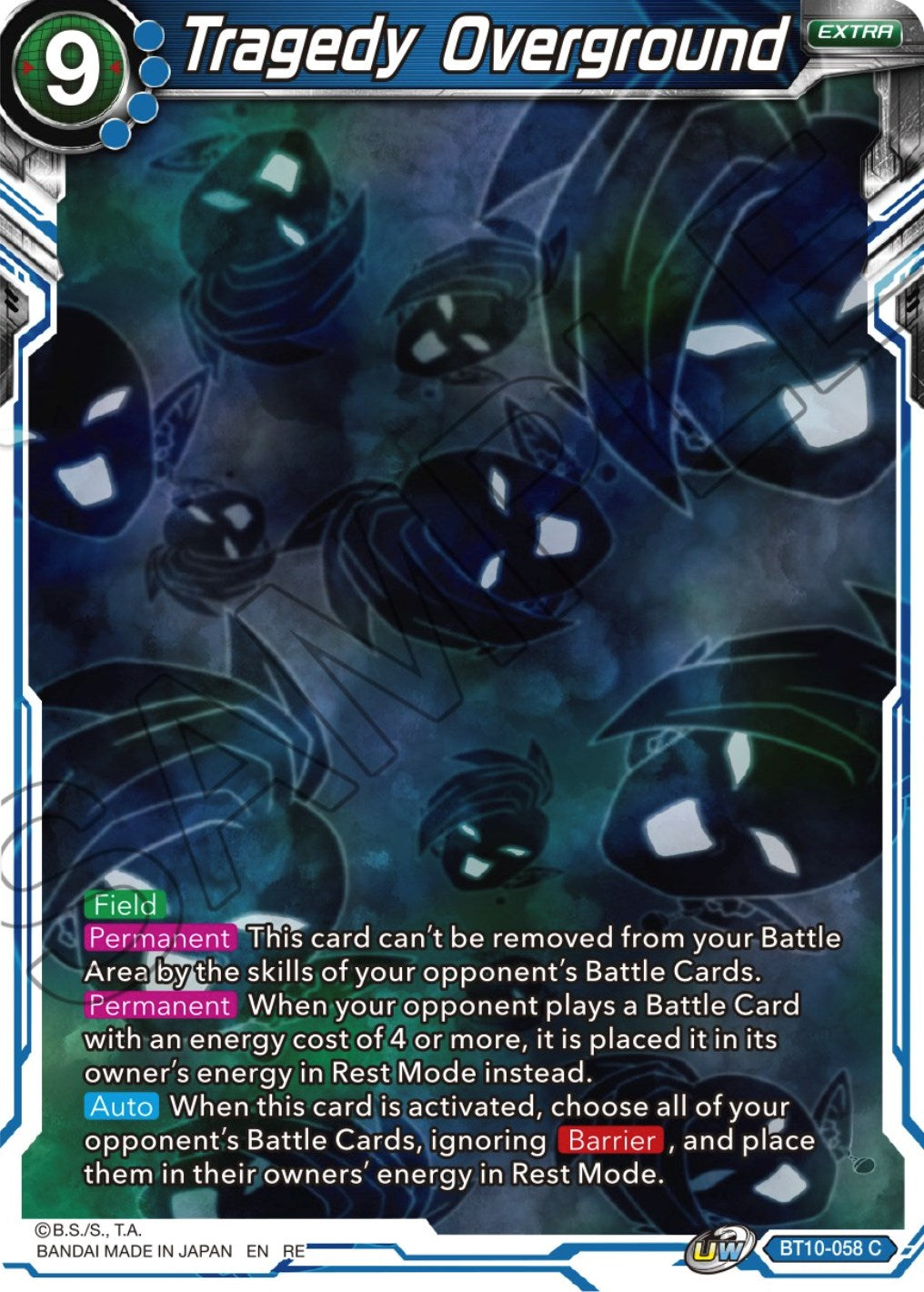 Tragedy Overground (Reprint) (BT10-058) [Ultimate Deck 2023] | Dragon's Lair Comics and Fantasy Houston TX