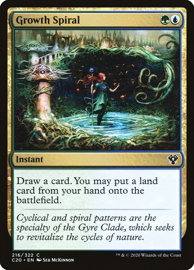 Growth Spiral [Commander 2020] | Dragon's Lair Comics and Fantasy Houston TX