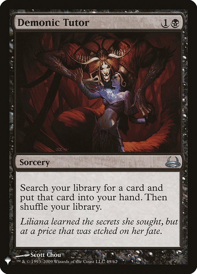 Demonic Tutor [Mystery Booster] | Dragon's Lair Comics and Fantasy Houston TX