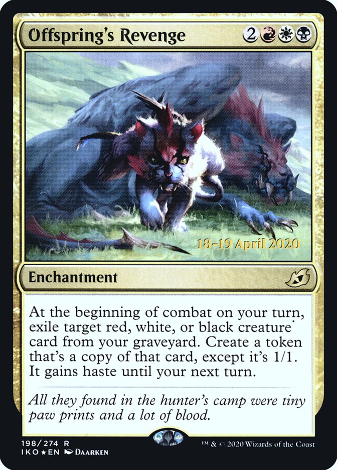 Offspring's Revenge [Ikoria: Lair of Behemoths Prerelease Promos] | Dragon's Lair Comics and Fantasy Houston TX