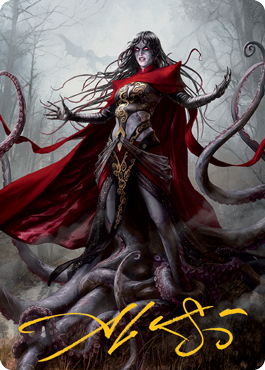 Geyadrone Dihada Art Card (53) (Gold-Stamped Signature) [Modern Horizons 2 Art Series] | Dragon's Lair Comics and Fantasy Houston TX
