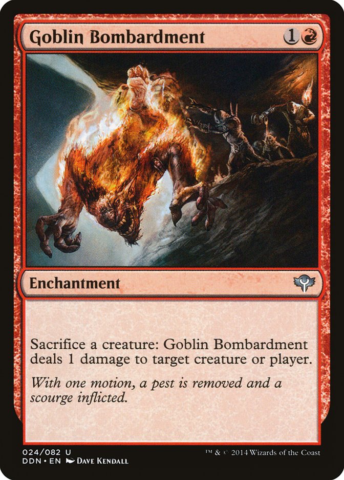 Goblin Bombardment [Duel Decks: Speed vs. Cunning] | Dragon's Lair Comics and Fantasy Houston TX