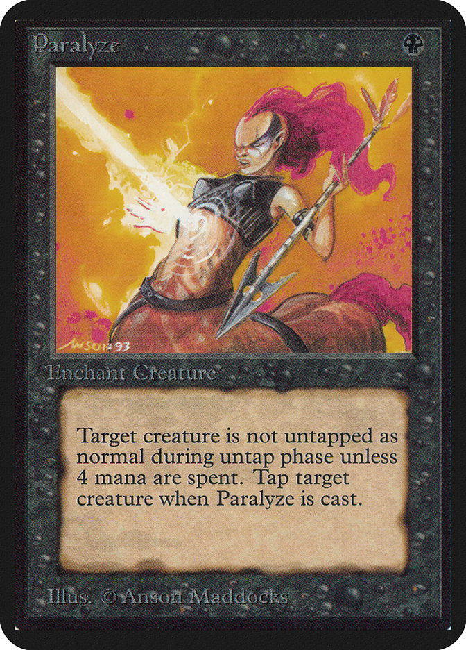 Paralyze [Alpha Edition] | Dragon's Lair Comics and Fantasy Houston TX