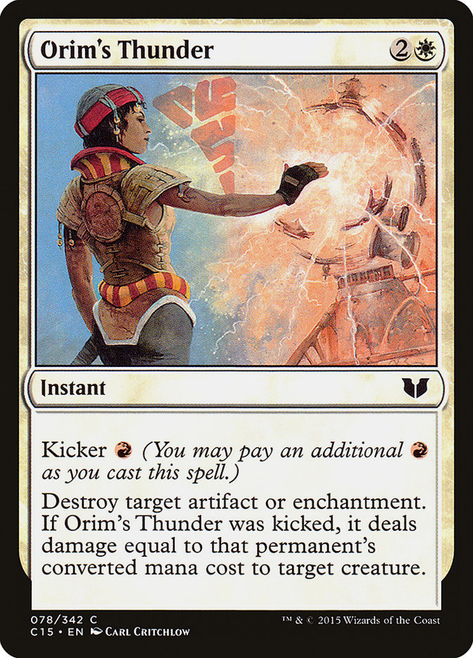 Orim's Thunder [Commander 2015] | Dragon's Lair Comics and Fantasy Houston TX