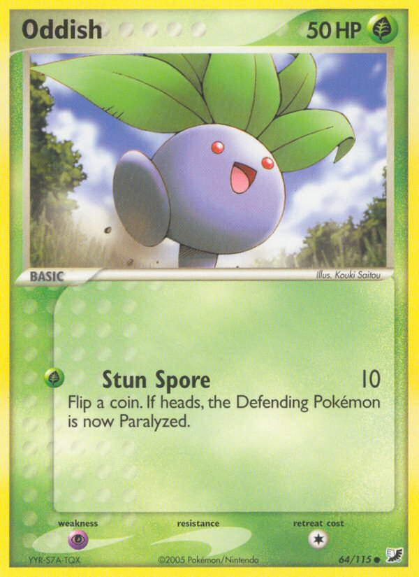 Oddish (64/115) [EX: Unseen Forces] | Dragon's Lair Comics and Fantasy Houston TX