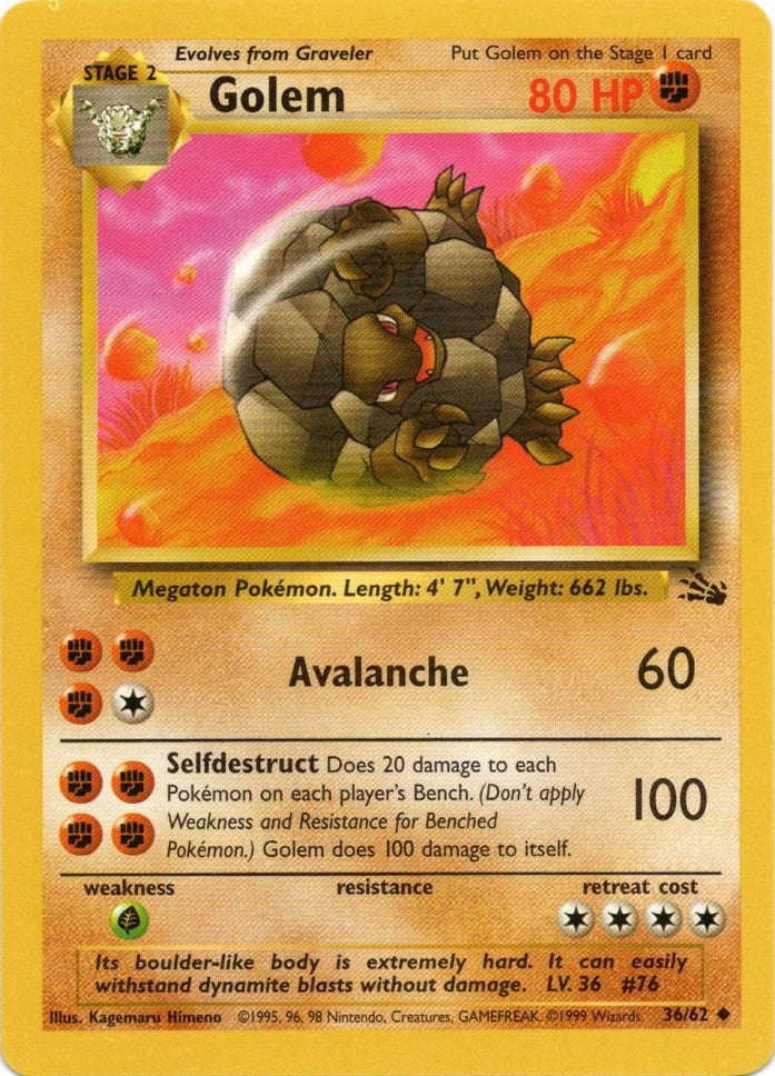 Golem (36/62) [Fossil Unlimited] | Dragon's Lair Comics and Fantasy Houston TX