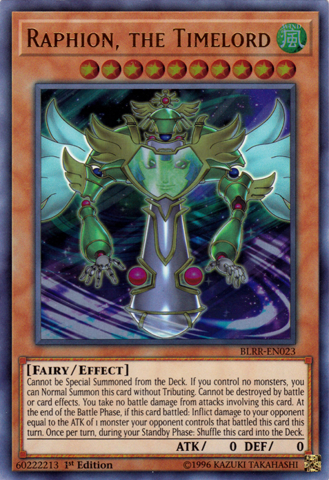 Raphion, the Timelord [BLRR-EN023] Ultra Rare | Dragon's Lair Comics and Fantasy Houston TX