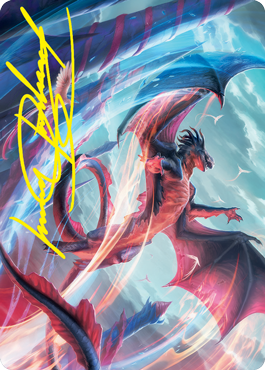 Galazeth Prismari Art Card (Gold-Stamped Signature) [Strixhaven: School of Mages Art Series] | Dragon's Lair Comics and Fantasy Houston TX