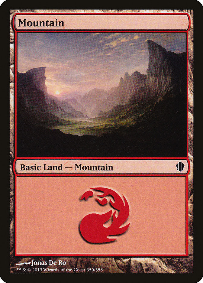 Mountain (350) [Commander 2013] | Dragon's Lair Comics and Fantasy Houston TX