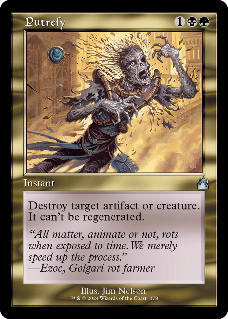 Putrefy (Retro Frame) [Ravnica Remastered] | Dragon's Lair Comics and Fantasy Houston TX