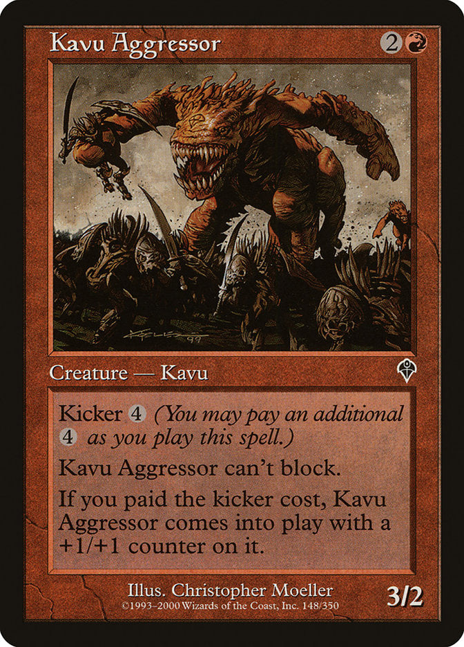 Kavu Aggressor [Invasion] | Dragon's Lair Comics and Fantasy Houston TX