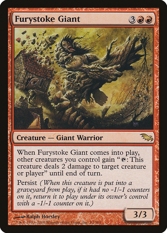 Furystoke Giant [Shadowmoor] | Dragon's Lair Comics and Fantasy Houston TX
