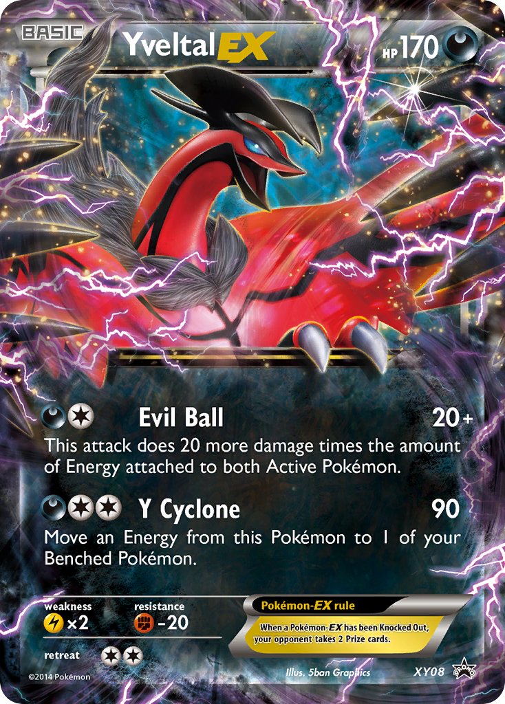 Yveltal EX (XY08) [XY: Black Star Promos] | Dragon's Lair Comics and Fantasy Houston TX