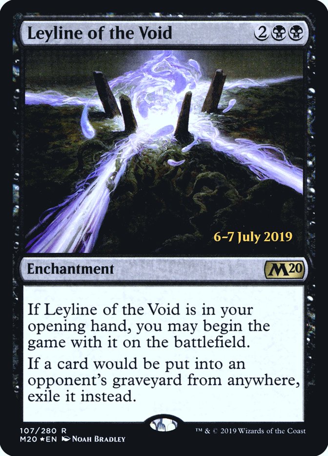 Leyline of the Void [Core Set 2020 Prerelease Promos] | Dragon's Lair Comics and Fantasy Houston TX
