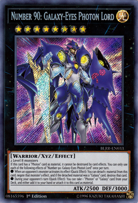 Number 90: Galaxy-Eyes Photon Lord [BLRR-EN033] Secret Rare | Dragon's Lair Comics and Fantasy Houston TX