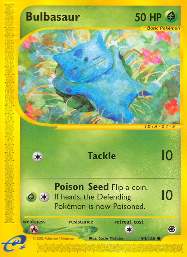 Bulbasaur (94/165) [Expedition: Base Set] | Dragon's Lair Comics and Fantasy Houston TX