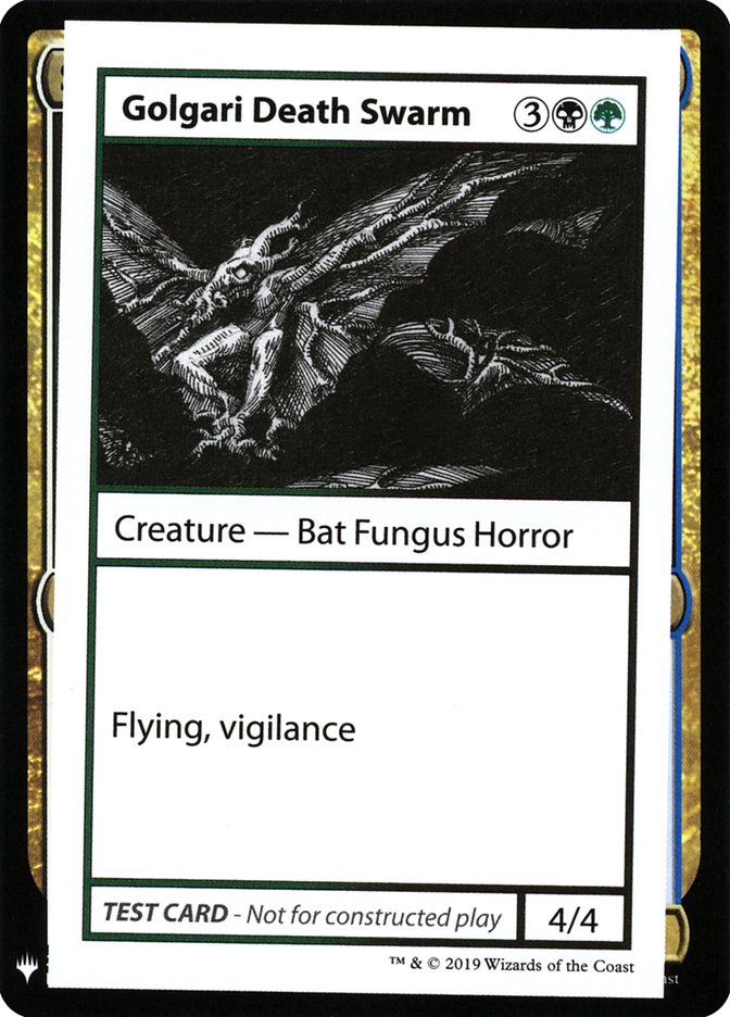 Golgari Death Swarm [Mystery Booster Playtest Cards] | Dragon's Lair Comics and Fantasy Houston TX