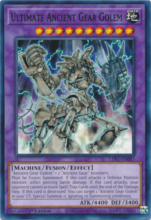 Ultimate Ancient Gear Golem [LDS1-EN087] Common | Dragon's Lair Comics and Fantasy Houston TX