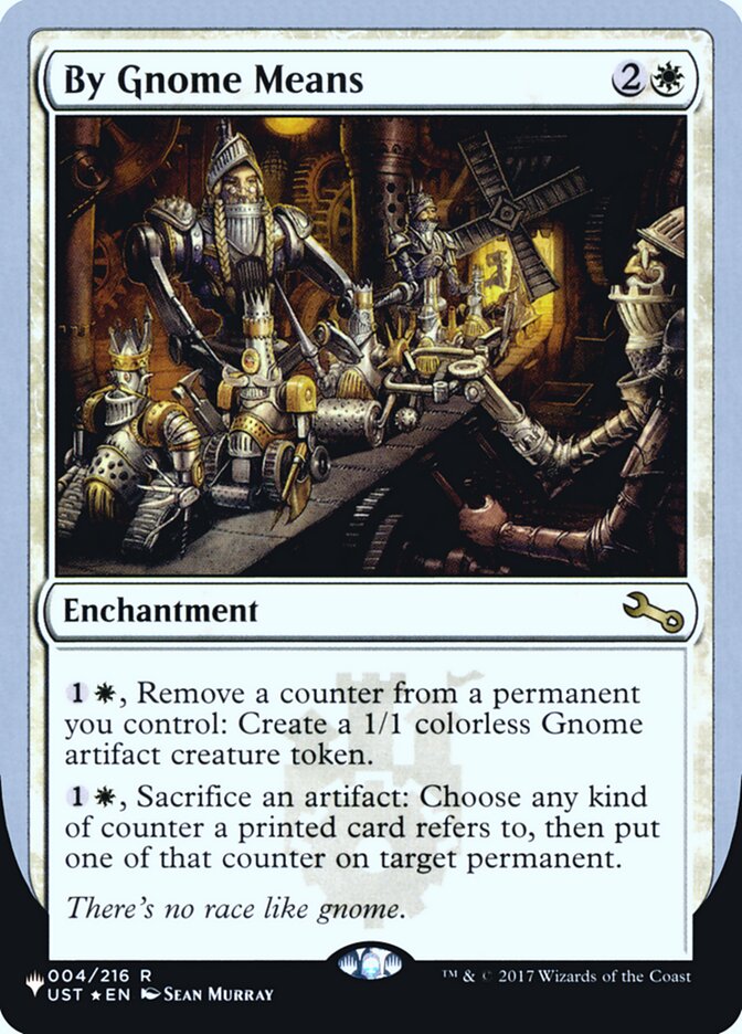 By Gnome Means (Unfinity Foil Edition) [The List] | Dragon's Lair Comics and Fantasy Houston TX