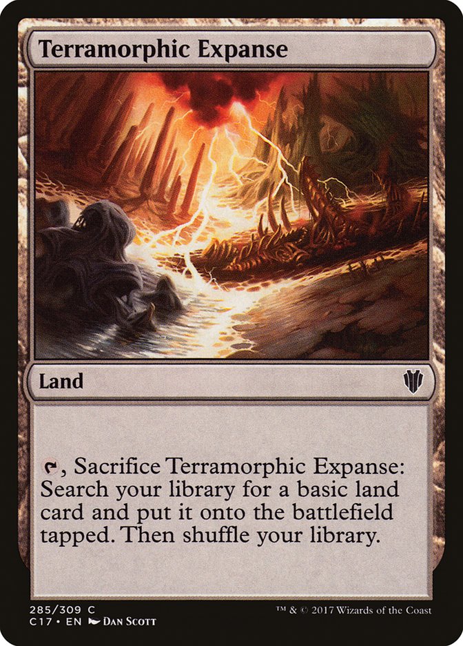 Terramorphic Expanse [Commander 2017] | Dragon's Lair Comics and Fantasy Houston TX