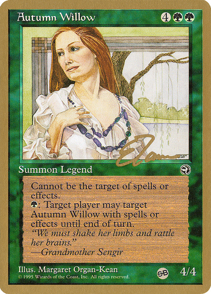 Autumn Willow (Eric Tam) (SB) [Pro Tour Collector Set] | Dragon's Lair Comics and Fantasy Houston TX