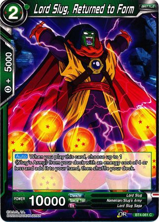 Lord Slug, Returned to Form (BT4-061) [Colossal Warfare] | Odin's Place