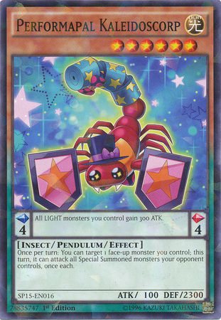 Performapal Kaleidoscorp [SP15-EN016] Shatterfoil Rare | Dragon's Lair Comics and Fantasy Houston TX