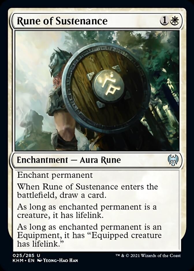 Rune of Sustenance [Kaldheim] | Dragon's Lair Comics and Fantasy Houston TX