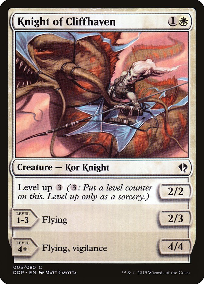 Knight of Cliffhaven [Duel Decks: Zendikar vs. Eldrazi] | Dragon's Lair Comics and Fantasy Houston TX