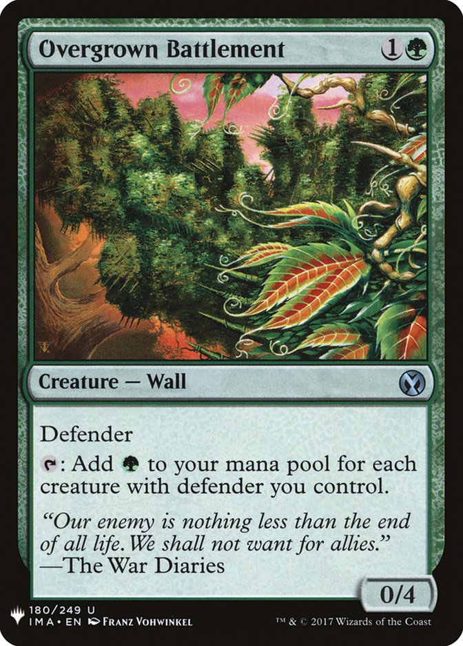 Overgrown Battlement [Mystery Booster] | Dragon's Lair Comics and Fantasy Houston TX