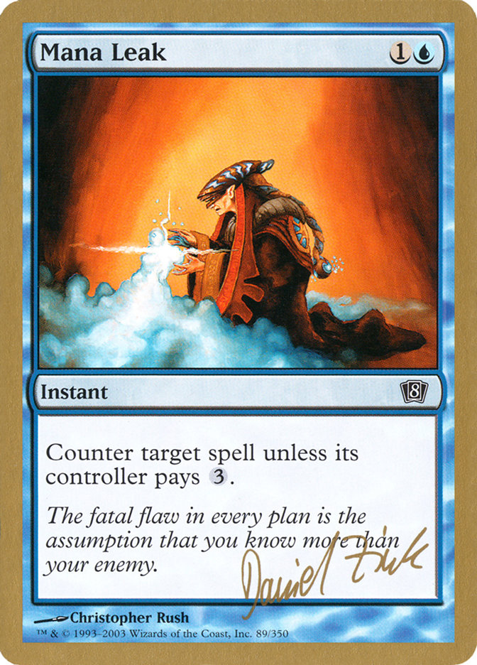 Mana Leak (Daniel Zink) [World Championship Decks 2003] | Dragon's Lair Comics and Fantasy Houston TX
